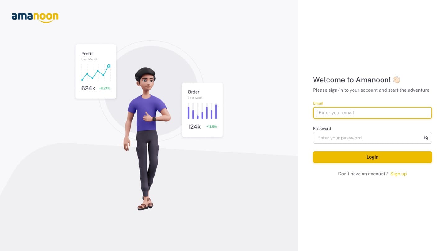 Amanoon — Multi-Vendor Marketplace & Seller Portal — screenshot