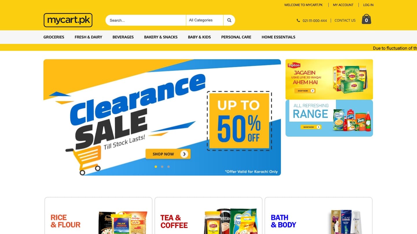MyCart.pk — Online Grocery Store — cover